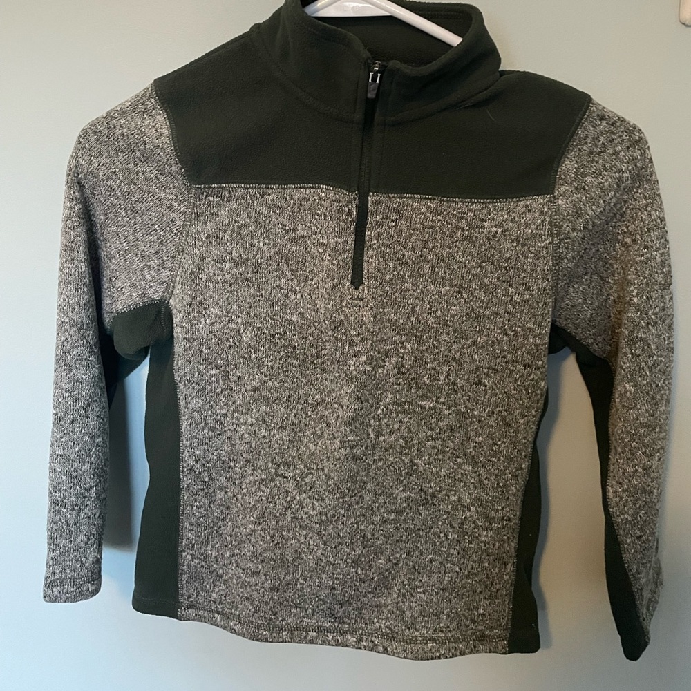 Hunter green 1/4 zip jacket